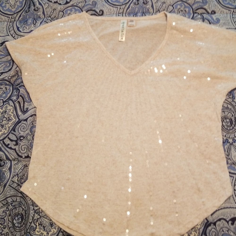 Understated sequin top
